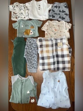 Baby Boy Clothes Bundle 3-6 Months 10 Pieces